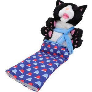 Soft Cat Glove Puppet, Cat Wrestling Puppet, Promote Exercise Reduce Boredom Interactive Portable Soft Polyester Fiber for Cats