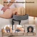 Massage Headrest for Bed, Bed Massage Head Holder & Face Cradle with Pillow