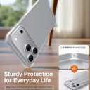 TORRAS Magnetic Slim-Fit for 17 PRO MAX Case, Ultra-Thin ProMax 17 Phone Case Compatible with MagSafe, Light Anti-Scratch Matte Hard PC Bayer 6.9 inch OriginFit, Silver