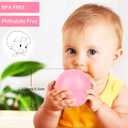 Hovenlay Ball Pit Balls Phthalate Free BPA Free Crush Proof Plastic - 7 Bright Colors in Reusable Play Toys for Kids with Storage Bag