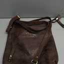 Leather Crossbody Bags for Women - Ladies Sling Handbags - Medium Cross body Purses Handbags - Purses For Women (Dark Brown)