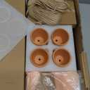 AZEAM 24 Pcs Succulent Candles Party Favors, Bulk Cactus Table Decor with Mini Terracotta Holders, Tiny Handmade Plant Tealights Candle Decoration for Shower Bridal Game Wedding Home Birthday