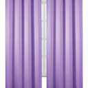 LEMOMO Lilac Blackout Curtains 52 x 84 inch/Lavender Curtains Set of 2 Panels/Thermal Insulated Room Darkening Bedroom Curtains, Lavender