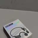 2025 Bone Conduction Bluetooth Headphones, Open-Ear Design, Sweatproof & Waterproof, HD Stereo Sound, 10Hrs Playtime, Lightweight for Daily Life (Gray-Black)