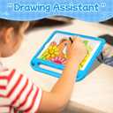 BMOUO Kids Case for iPad 9th/8th/7th Generation (iPad 10.2 Inch, 2021/2020/2019) with Built-in Screen Protector, Durable Shockproof Handle Stand iPad 9th 8th 7th Generation Case for Kids, Blue