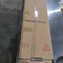 TEENFON Bathroom Floor Storage Cabinet with Adjustable Shelf, Freestanding Storage Cabinet with 4 Doors, Cupboard for Living Room, Home Office, Entryway, Forest Green