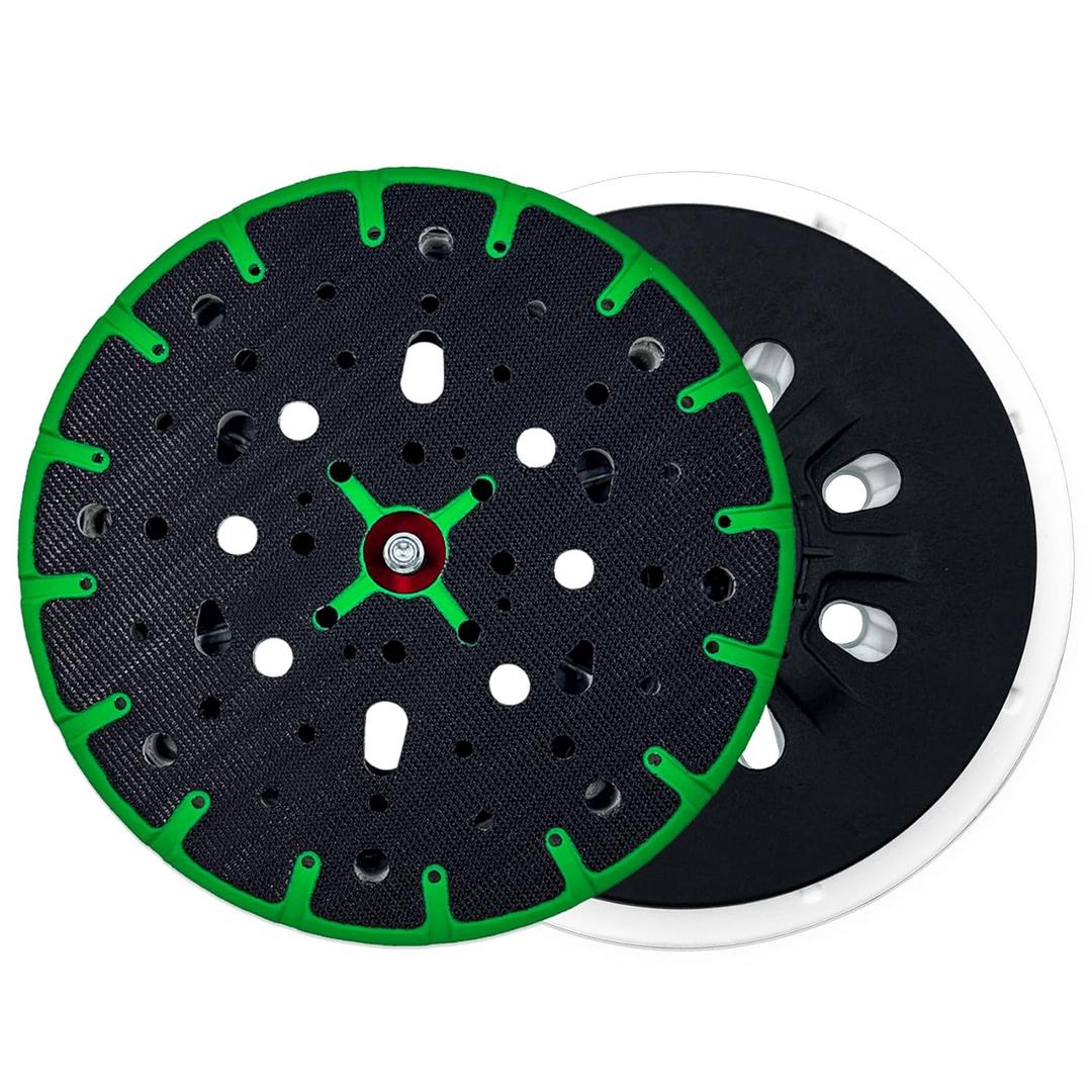 Upgraded 202460 Hard Sanding Pad for Festool ETS 150, ETSC 150, ETS EC 150, LEX 150, WTS 150 Sanders, 6 inch(150mm) 17/48-Hole ST-STF D150/MJ2-M8-H-HT Backing Pad, Heat Resistant Hook and Loop