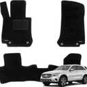 WENNEBIRD Superior Carpet Floor Mats for 2016-2022 Mercedes-Benz GLC 300, GLC 43 (X253) (Not for Coupe), 0.5 Inch Thickness Rugs, Premium All Weather Anti-Slip Waterproof Floor Liners - 3pc