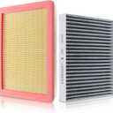 23279657 Engine and Cabin Air Filter 23393247 Compatible with GMC Terrain 2018-2020, Compatible with Chevrolet Equinox 2018-2020 CF11966