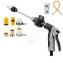Hose Hawk pro Pressure Washer, Handheld Power Washer with 360° Rotating for Three Spray Modes, Blast Away Dirt Instantly Stainless Steel Universal Hose Fit, Tool Free Install for Patio Car