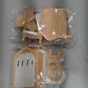 20 Pieces Doll House Furniture and Accessories Set Dollhouse Furniture Set Mini Dollhouse Furniture 1 12 Scale Bedroom Living Room Bathroom Furniture Accessories (Yellow)