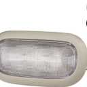 TQPONLY Car Roof Light Interior Dome Lamp Assembly | Compatible with Dodge Ram Chrysler Jeep Accessories Parts | Replaces 5JG55BD1AD Inside Overhead Console Reading Light (Medium Slate Gray)