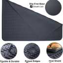 Stove Top Covers for Electric Stove, Thickened Premium Silicone Stove Mat for Glass Top Stove, 28 x 20 Glass Stove Top Cover Protector, Oven Range Top Cover, XL Dish Drying Mat