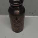 Embossed Copper Water Bottle 17 Oz with Lid, Ayurvedic Water Bottle, Water Vessel - Small -Leak Proof - Antique Finish