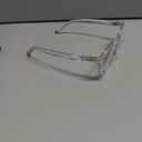 EASY READ Retro Round Blue Light Blocking Reading Glasses for Women,Anti UV Readers for Women with Spring Hinge (Clear)