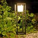 Brimmel 
Solar Floor Lamp Outdoor Waterproof, Motion Sensor Pathway Lights
20" Aluminum, 600LM Super Bright, Low Glow All Night, Dusk to Dawn, Pre-Assembled, Suitable for Patio Lawns Concrete or Deck