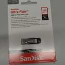 SANDISK 128GB Ultra Flair USB 3.0 Flash Drive, SDCZ73-128G-G46, Black