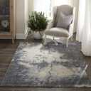 Momeni Rugs Loft Collection, Contemporary Area Rug, 2' x 3', Grey