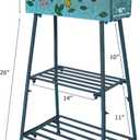 Mailboxes for Outside with Stand,Metal Mailbox and Stand Combination - Decorative Mailbox for Parcels, Envelopes & Garden Storage