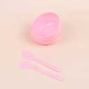 Milisten Pink Mixing Bowl 3.3 Inch Mixer Bowl for Diy Crystal Mud and Glue Crafts Kitchen & Dining Bakeware