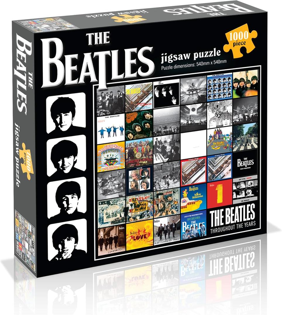 Beatles Album Collage (1000 Piece Jigsaw Puzzle)
