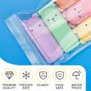 3” X 3” (1200 Count) 2 Mil Clear Reclosable Zip Bags, Plastic Poly Bags with Resealable Zipper, Sturdy for Organizing, Travel, Shipping, Packaging, and Storage