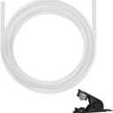 PTFE Teflon tubing 16.5ft 5m with Cutter, 2.5mm ID X 4mm OD 3D Printer Tube for 1.75mm Filament Bowden Ender, Bambu Lab A1/A1 mini/P1P/P1S/X1C Creality K1/K1 Max/Ender 3 V3(Translucent)