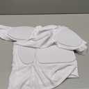 Mens Padded Compression Shirt Football Rib Protectors 6-Football Pads Chest Protector Padded Shirt Protective Gear for Football Baseball Basketball (Small)