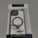 360 Rotatable Magnetic Stand for iPhone 15 Case Compatible with Mag-Safe 16FT Military Drop Protection, Anti-Scratch/Fingerprint Shockproof iPhone 15 Phone Case(Clear-Black)