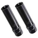 VEXPLO Fuel Wheel Lug Nut Key 7 Spline Socket Wrench Replacement Aftermarket Lug Nuts for 14x1.5, 14x2.0, 9/16 Inch 2 pack