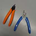 KATA 2-Pack Wire Cutters Set: 5 Inch Mini Micro Wire Cutter and 6 Inch Side Cutter for Electronics - Flush Cutting for Crafting Floral Models Jewelry Making DIY- Sharp Clean Cut Spring-loaded Plier