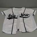 Big Brother Shirt for Toddler Boy Baseball Jersey Button Down Hip Hop Sport T Shirts Baby Announcement Tee Top