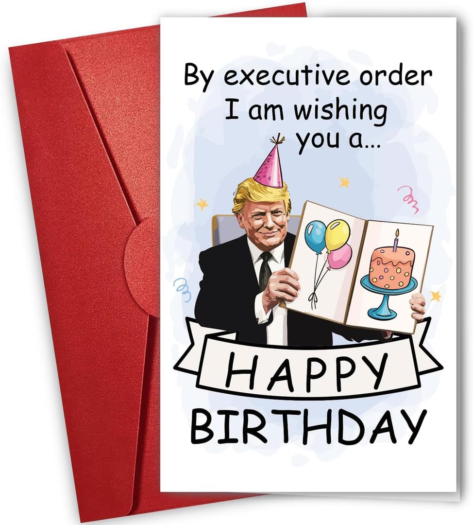 3 x NewEleven Birthday Gifts For Women - Humorous Message, Funny Birthday Gift Card For Men, Women, Dad, Mom, Brother, Sister, Friends, Family - Greeting Card