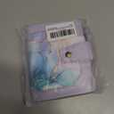 Simikol Women Leather Wallet RFID Blocking Small Bifold Zipper Pocket Wallet Card Case Purse with ID Window, Gradient Marble