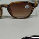 LADEESSE Reading Sunglasses for Women, Stylish Reading Glasses, Lightweight Square Readers for Men & Women, +3.50  