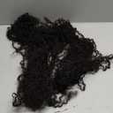 Burmese Curly Human Crochet Hair 20 Inch 240g Human Feather-Line Invisible Crochet Hair Pre Separated Knotless Crochet Human Hair For Braiding Twist (1B#)