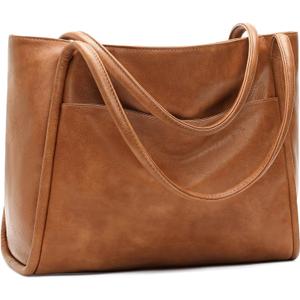 GAEKEAO Tote Bag for Women Work with Zipper Vegan Leather Ladies Travel Shoulder Bags Purses and Handbags Casual Weekender