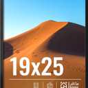 LaVie Home 19x25 Picture Frame for Wall Display, 19x25 Black Picture Frame with HD Plexiglas, 19 x 25 Poster Frame 1 Pack, Display Frame for Vertical or Horizontal, Classic Collection