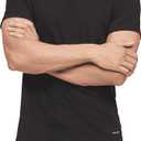 Calvin Klein Men's Cotton Classics 4-Pack Undershirts (Large, 4 Black Crewneck)