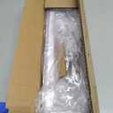 BOIVSHI Stove Top Shelf, Stove Rack Shelf for Back of Stove, Over the Stove Spice Rack, Over Stove Spice Rack Adjustable 27-33 inch for Kitchen Stove, Oven, Sink Spice Organizer, White