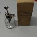 OFFIDIX Transparent Glass Watering Spray Bottle,Plant Mister with Plastic Bronze Plastic Top Pump, Glass Small Watering Can for Indoor Potted Plant, Outdoor Indoor Garden, Plants, Cleaning Solutions