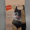 Hanes womens Comfort, Period. Underwear, Bikini Period Underwear, Super Leaks Period Underwear, 3-pack, Size 7/L