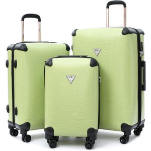 NZBZ 3 Piece Vintage Luxury Luggage Set, Lightweight Retro Suitcase with Double Spinner Wheels, TSA Lock, Large Capacity for Travel (Green 2, 20inch & 24inch & 28inch) NZBZ 3 Piece Vintage Luxury Luggage Set, Lightweight Retro Suitcase with Double Spinner Wheels, TSA Lock, Large Capacity for Travel (Green 2, 20inch & 24inch & 28inch)