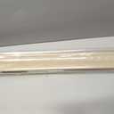 DEZ FURNISHINGS Cordless 1" Light Filtering Pleated Shade, Fabric, 30"W x 64"H, Ecru