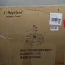 HOMSHADE H16 Patio Umbrella Stand Base with 5 Wheels - 127lbs Heavy Duty Rolling Weights Outdoor Market Umbrella Base, Refillable High-Density HDPE Materia Weights Stand for Outside Patio (Black)