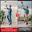 BEoffer 6 Inch / 152mm Hole Saw with Dust Bowl Mess Free for Recessed Lights Can Lights Corn Hole Boards, 6 Hole Saw with Arbor in Bi-Metal Hole Cutter for Wood, Plastic Board, Ceiling,Drywall