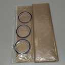 3 Pack PTFE Teflon Sheet 16 x 20" and 3 Rolls 10mm X 33m Heat Resistant Sublimation Tape for Heat Press Transfer Non Stick Paper Reusable Heat Resistant Craft Mat,Protects Iron,for Heat Press Machines