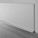 PRO FLEX White Vinyl Wall Base Ultra Thick (1/8 inch), 6 inch X 80 ft Non Glued Wall Base Trim Durable and Flexible - Easy Install Vinyl Floor Base that Resists Scuffing and Cracking