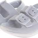 Josmo Kids Jelly Sandals Open Toe Strap Summer Pool Beach Shoes for Boys and Girls (Size 5-10 Toddler) (White)