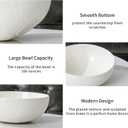 Ceramic Fruit Bowl, Large Fruit Bowl for Kitchen Counter, Decorative Bowl, Bread Candy Snacks Organizer, 10 Inch, White